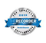 Top Verdicts and Settlements, the Recorder, 2019