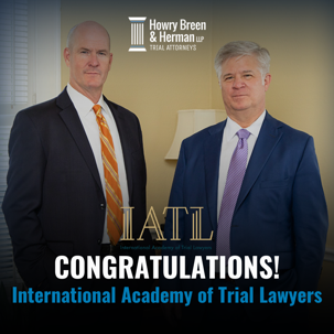 Sean Breen Inducted as Fellow of the International Academy of Trial Lawyers